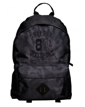 Rucksack: SUPPORT 81%er | Schwarz - Camouflage Dark